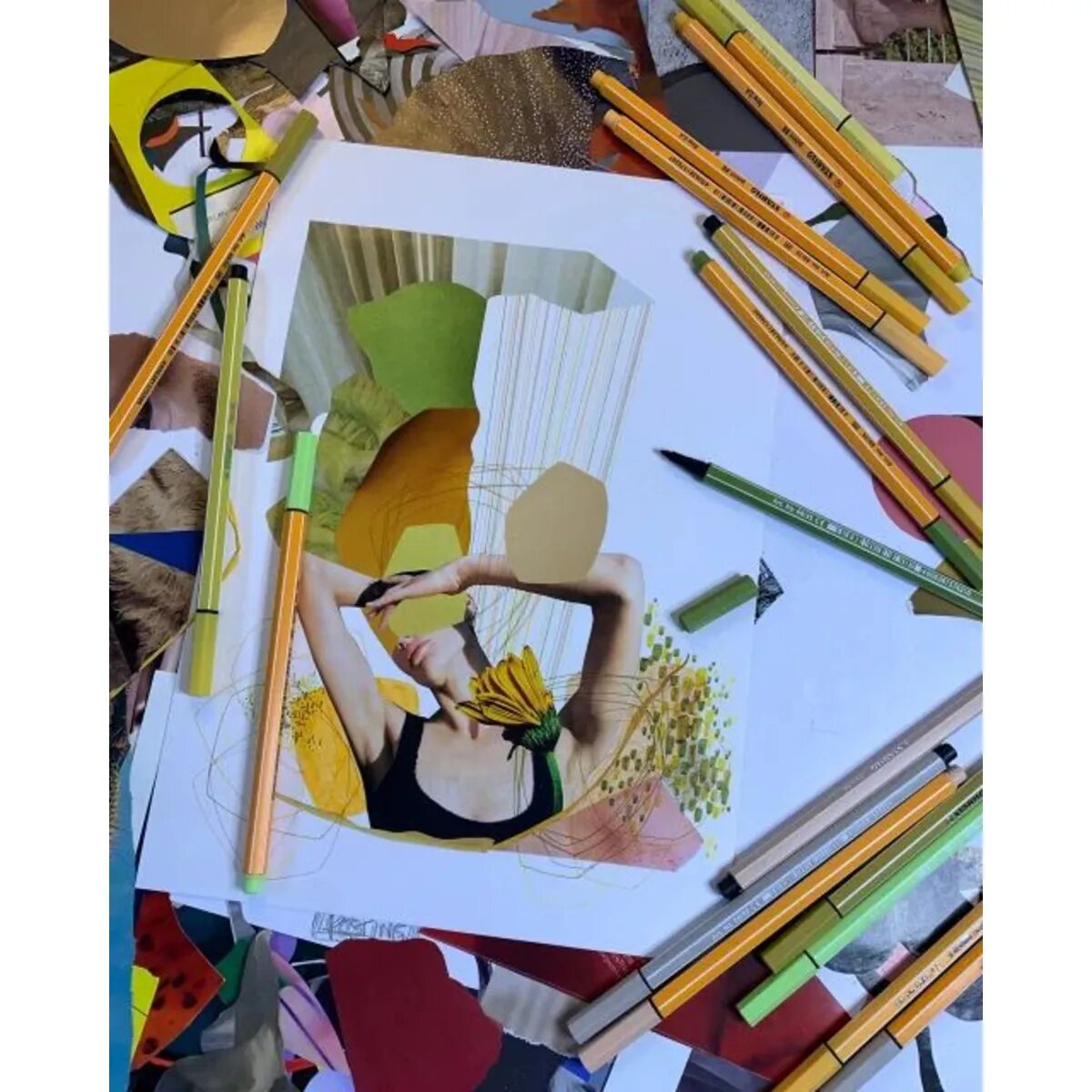 Premium-Filzstift - STABILO Pen 68 - Einzelstift - hellgelb