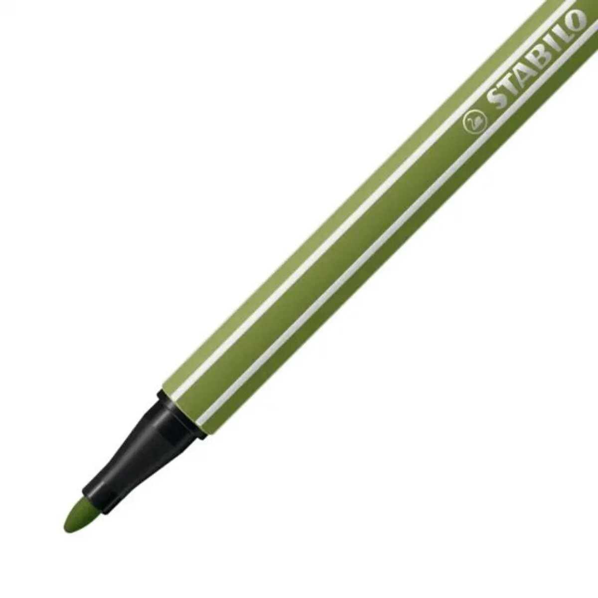 Premium-Filzstift - STABILO Pen 68 - Einzelstift - moosgrün
