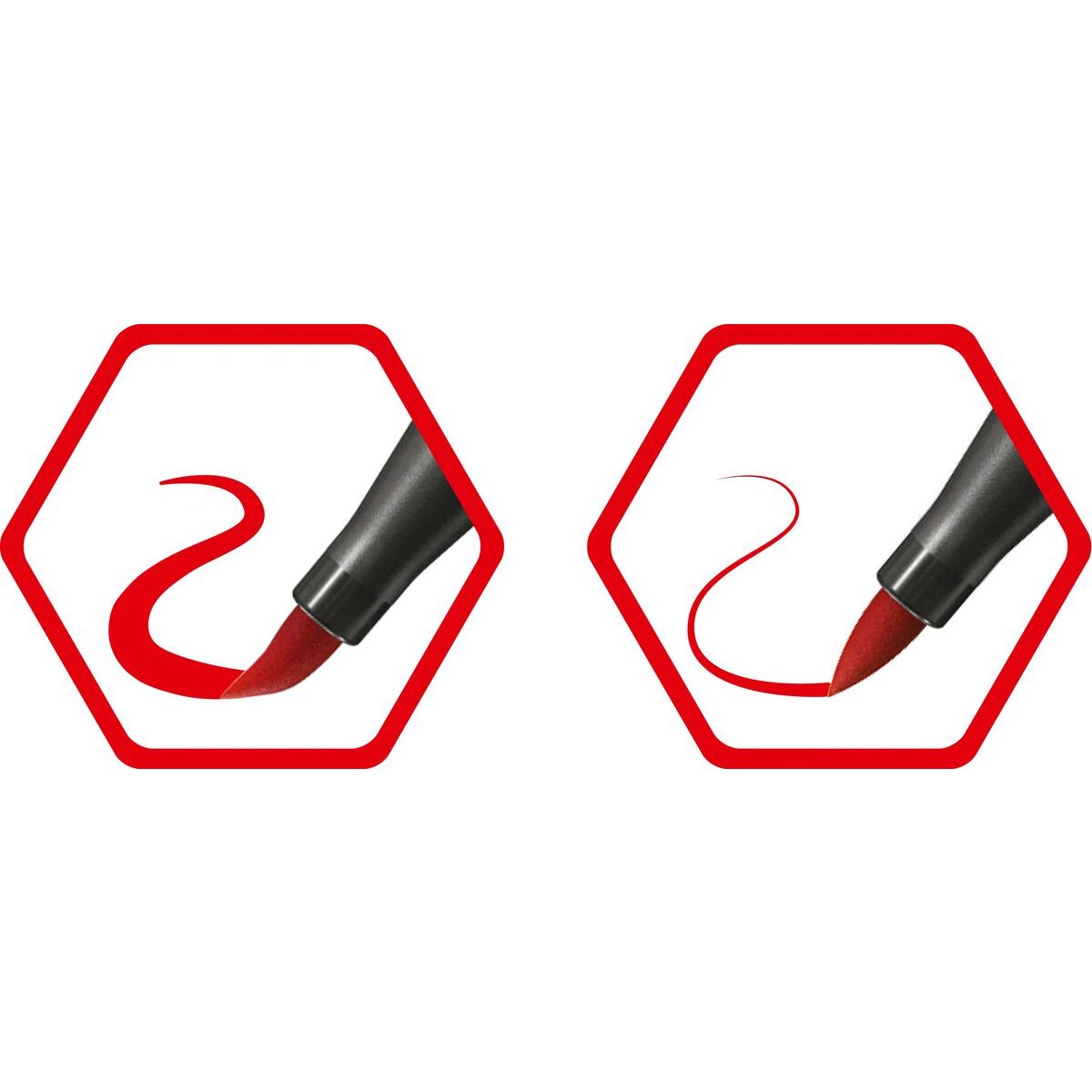 Premium-Filzstift mit Pinselspitze für variable Strichstärken - STABILO Pen 68 brush - Einzelstift - hellblau