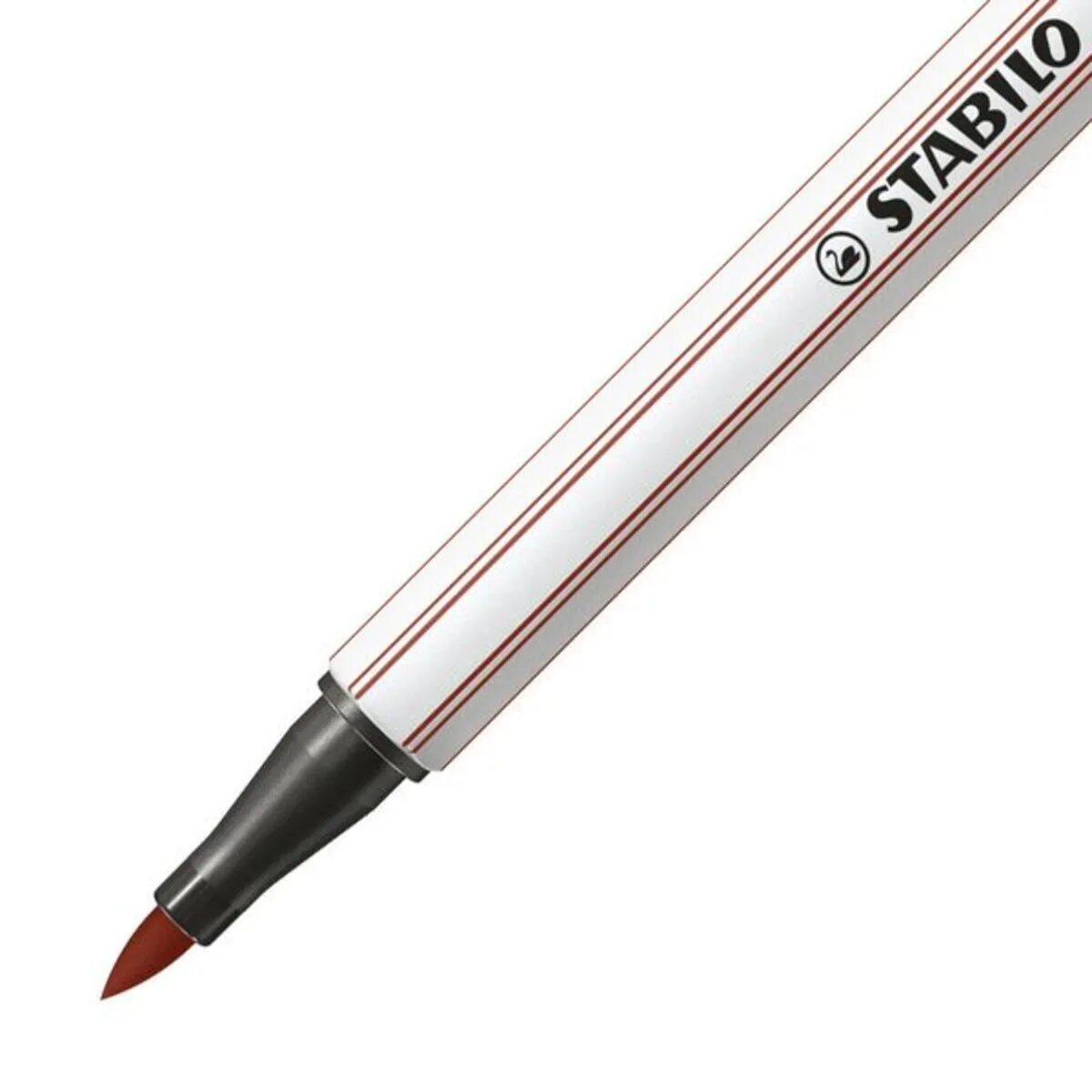 Premium-Filzstift mit Pinselspitze STABILO® Pen 68 brush, siena