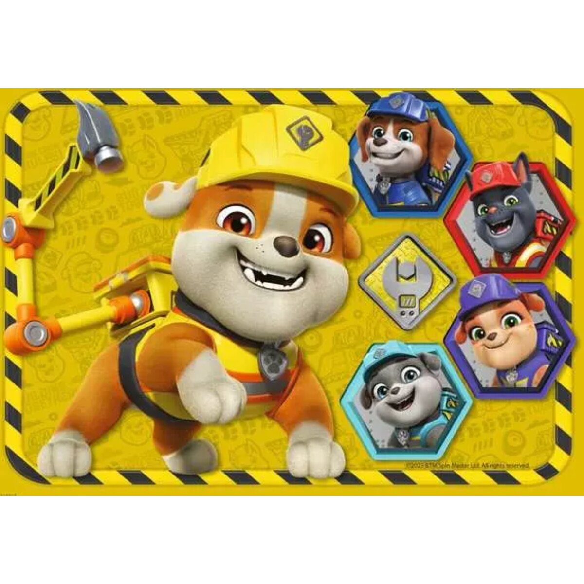 Ravensburger 2 Kinderpuzzle 12 Teile Bulldoge Rubble und sein Team 28 x 19 x 4 cm
