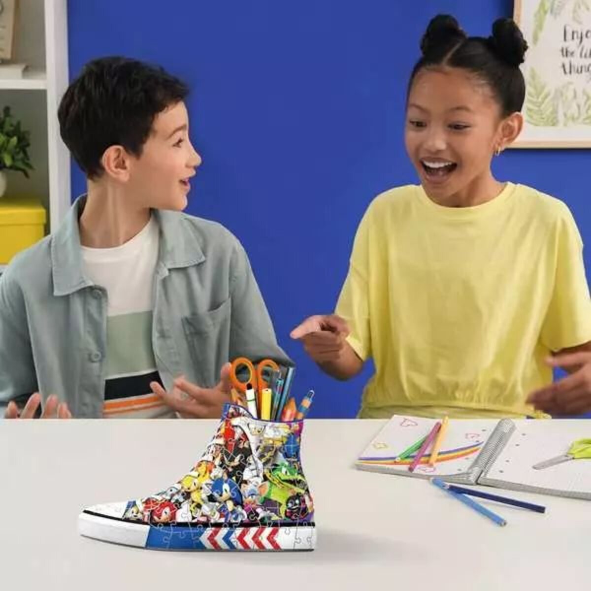 Ravensburger 3D Puzzle - Sneaker Sonic the Hedgehog, 112 Teile