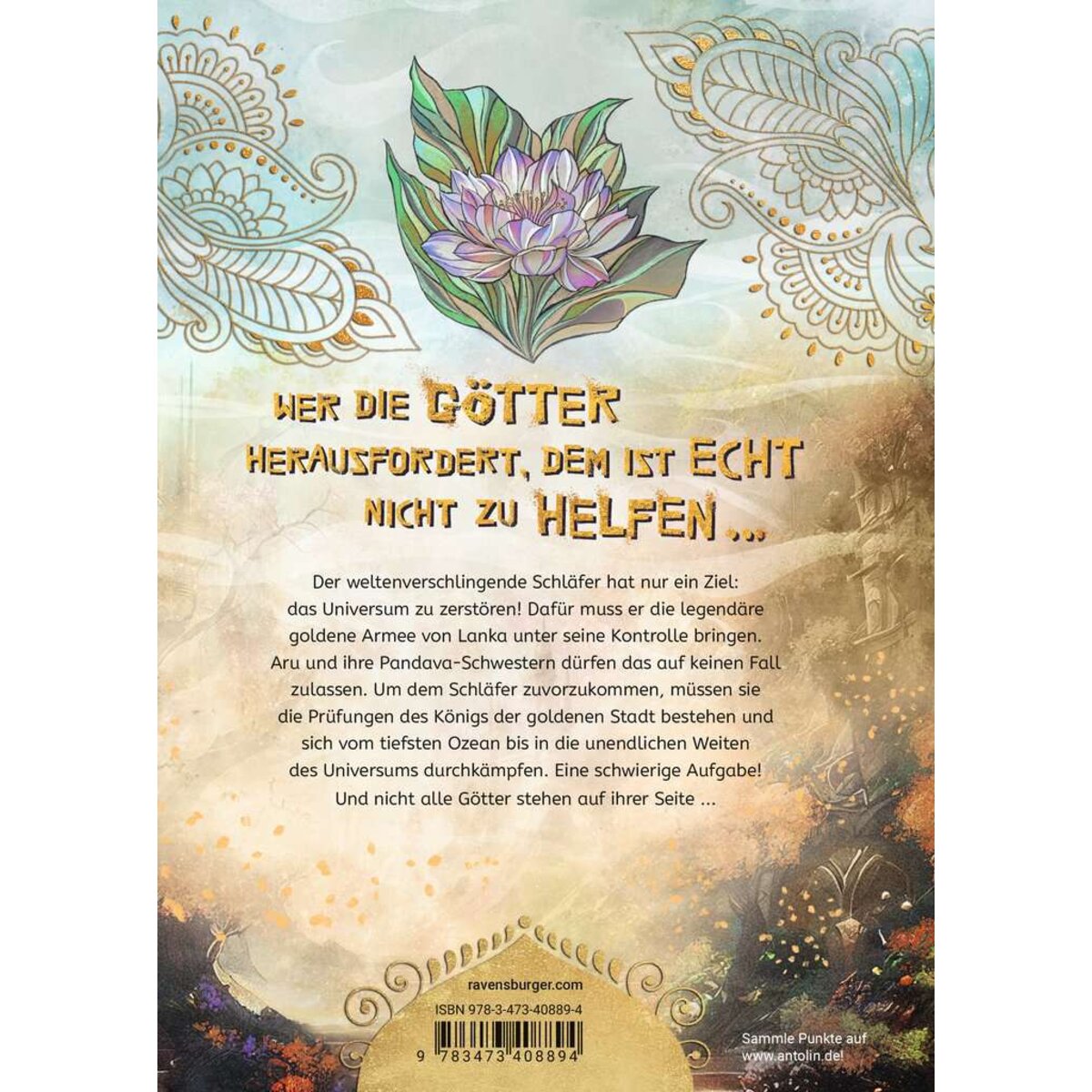 Ravensburger Aru gegen die Götter, Band 4: Die Magie der goldenen Stadt