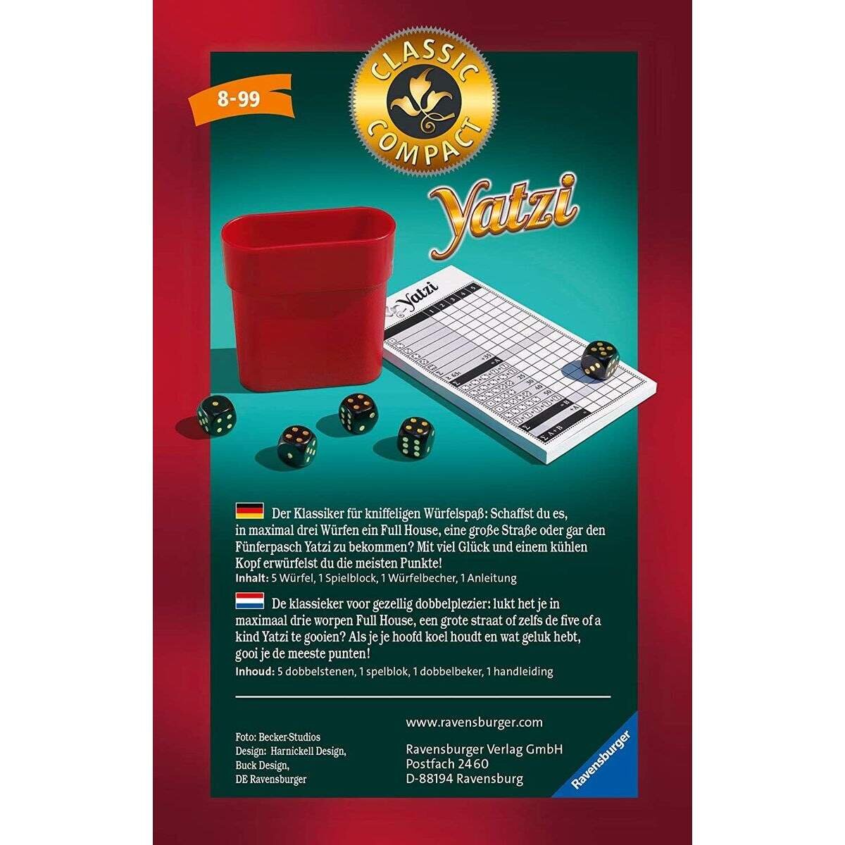 Ravensburger Classic Compact Yatzi D/NL