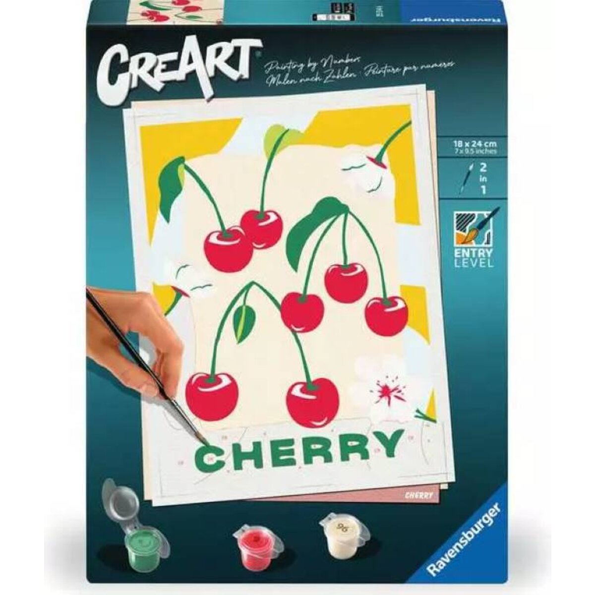 Ravensburger CreArt Malen nach Zahlen Kirschen