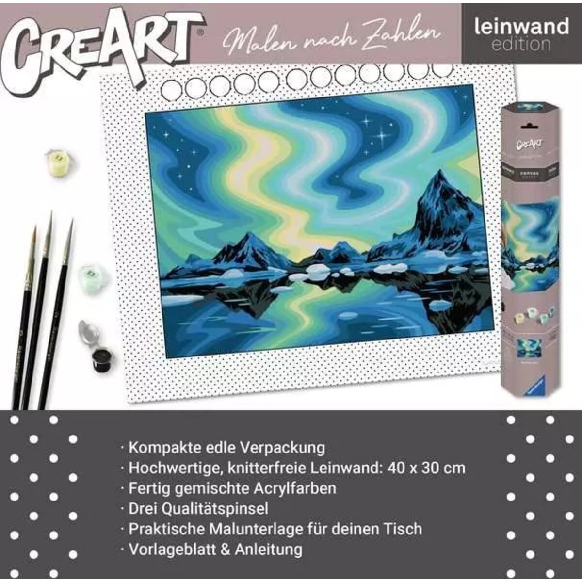 Ravensburger CreArt Malen nach Zahlen - Nordlichter