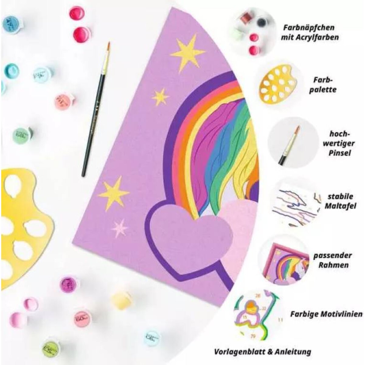 Ravensburger CreArt Malen nach Zahlen Sophia & Wildstar