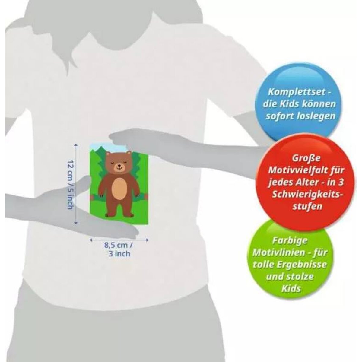 Ravensburger CreArt Malen nach Zahlen Kleiner Bär