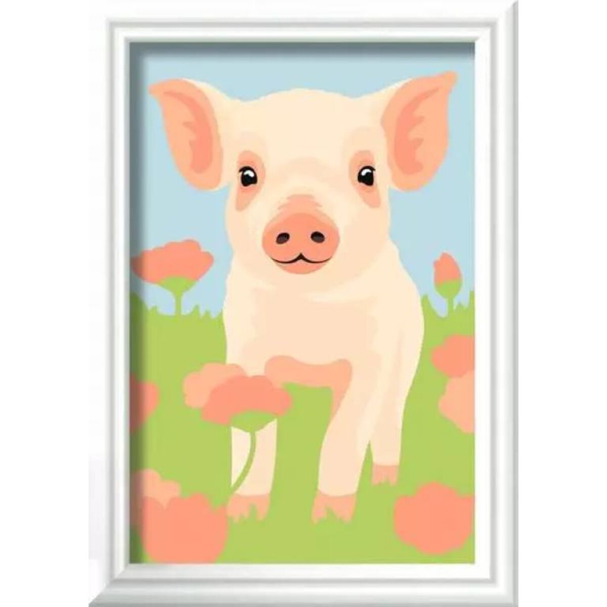 Ravensburger CreArt Malen nach Zahlen Süßes Hausschwein