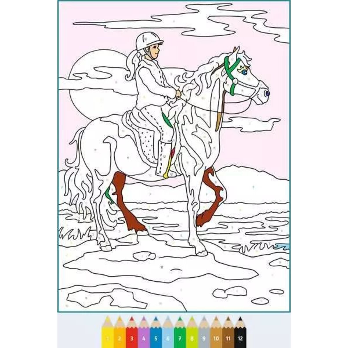 Ravensburger CreArt Malen nach Zahlen ab 7: Pferdeträume