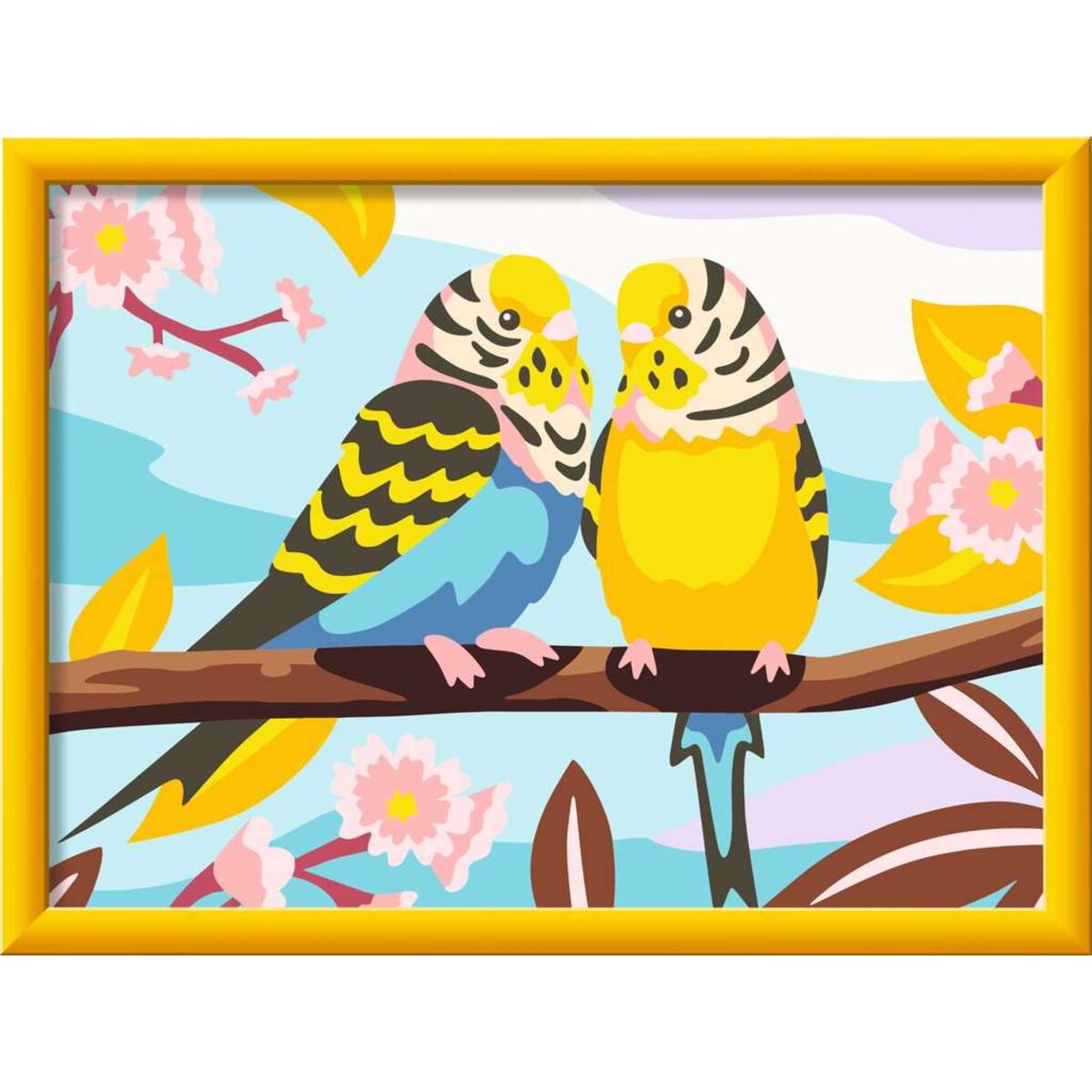 Ravensburger CreArt Malen nach Zahlen Bunte Wellensittiche