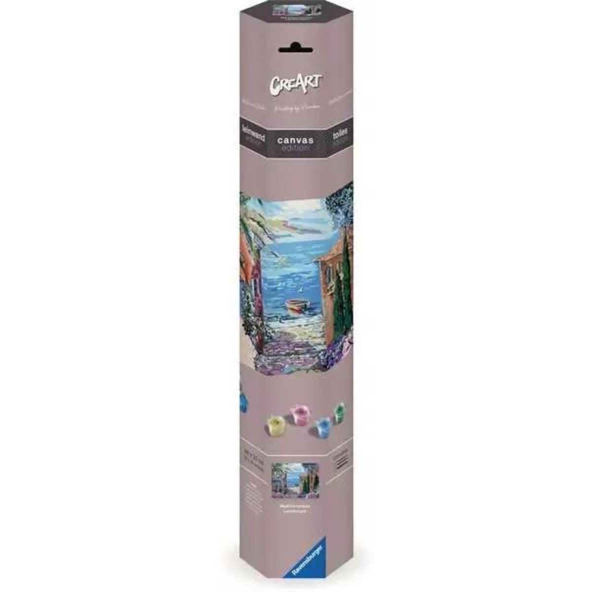 Ravensburger CreArt Malen nach Zahlen - Leinwand Mediterrane Landschaft