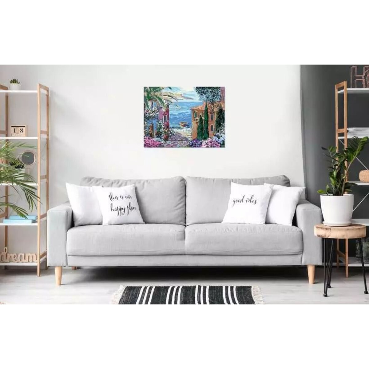 Ravensburger CreArt Malen nach Zahlen - Leinwand Mediterrane Landschaft