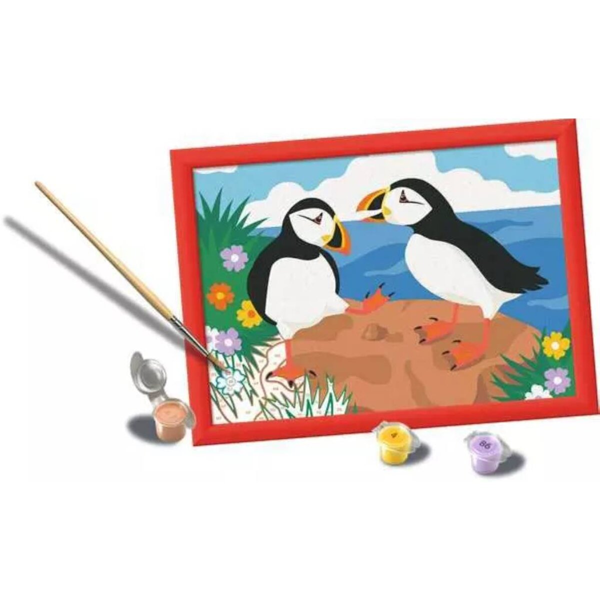 Ravensburger CreArt Malen nach Zahlen Papageientaucher