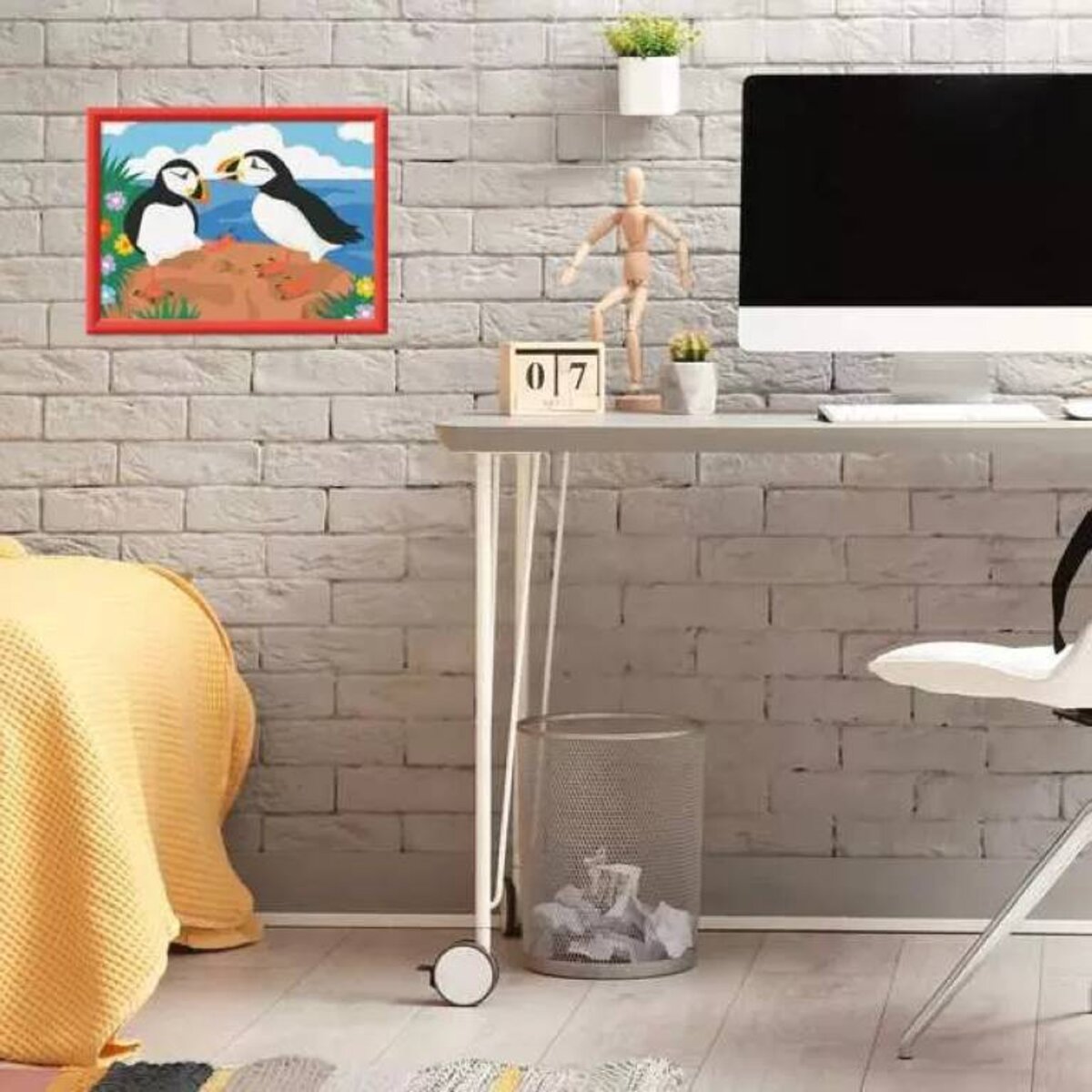 Ravensburger CreArt Malen nach Zahlen Papageientaucher