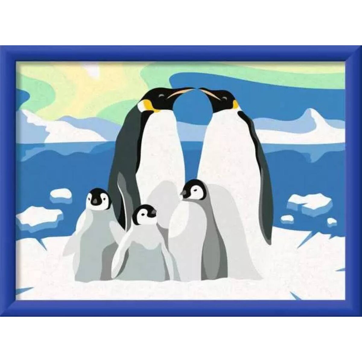Ravensburger CreArt Malen nach Zahlen Pinguin-Familie