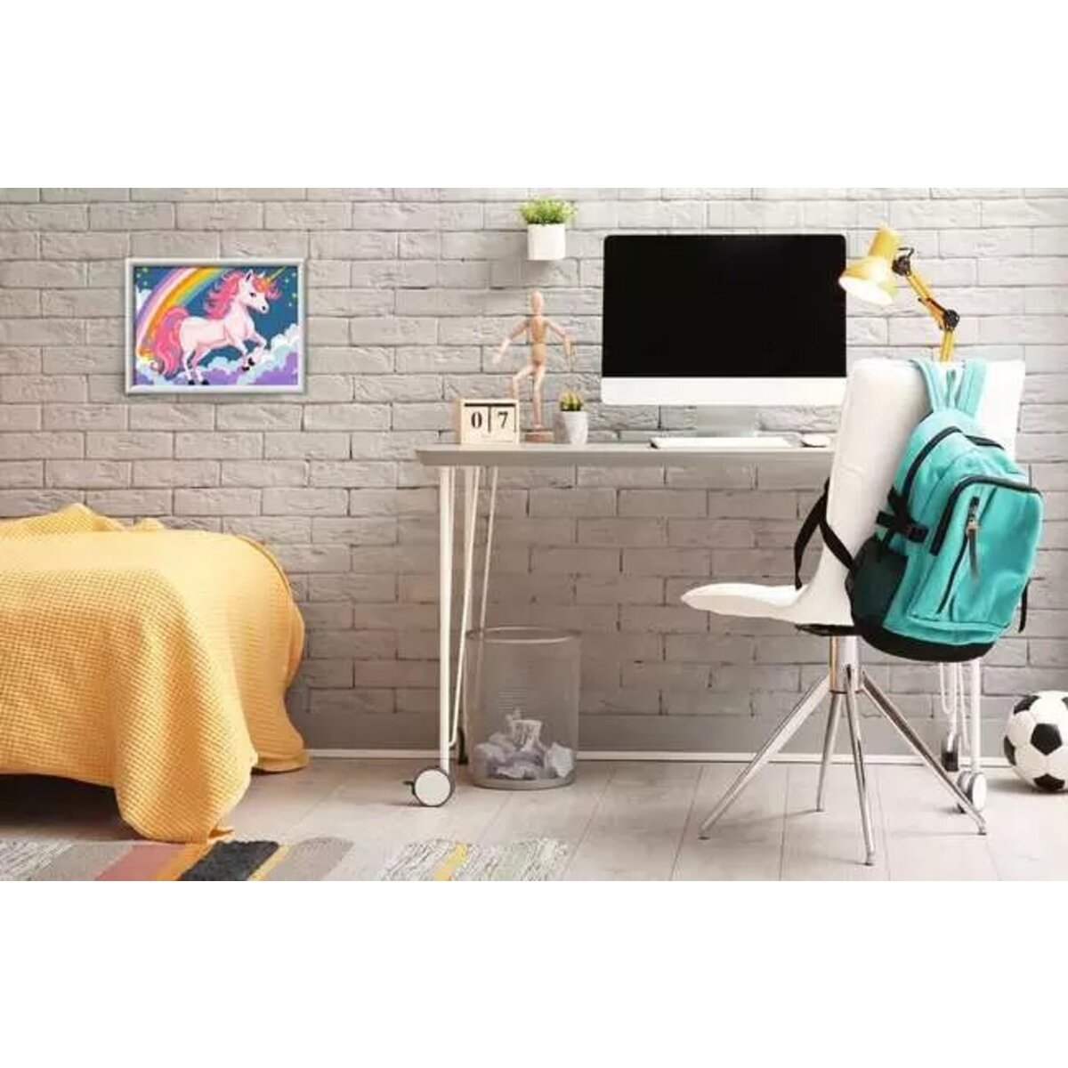 Ravensburger CreArt, Malen nach Zahlen - Pinkes Einhorn