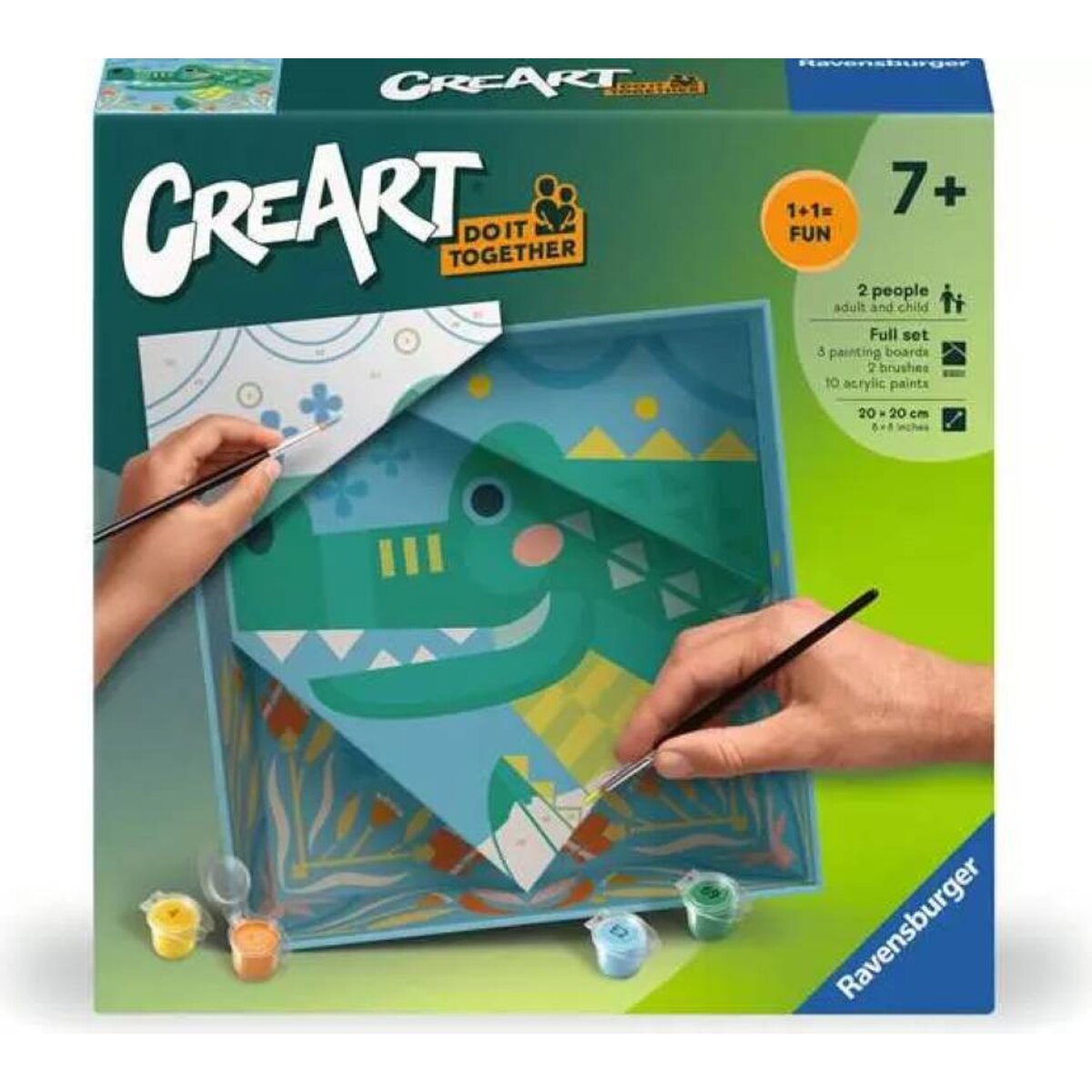 Ravensburger CreArt Malen nach Zahlen Krokodil