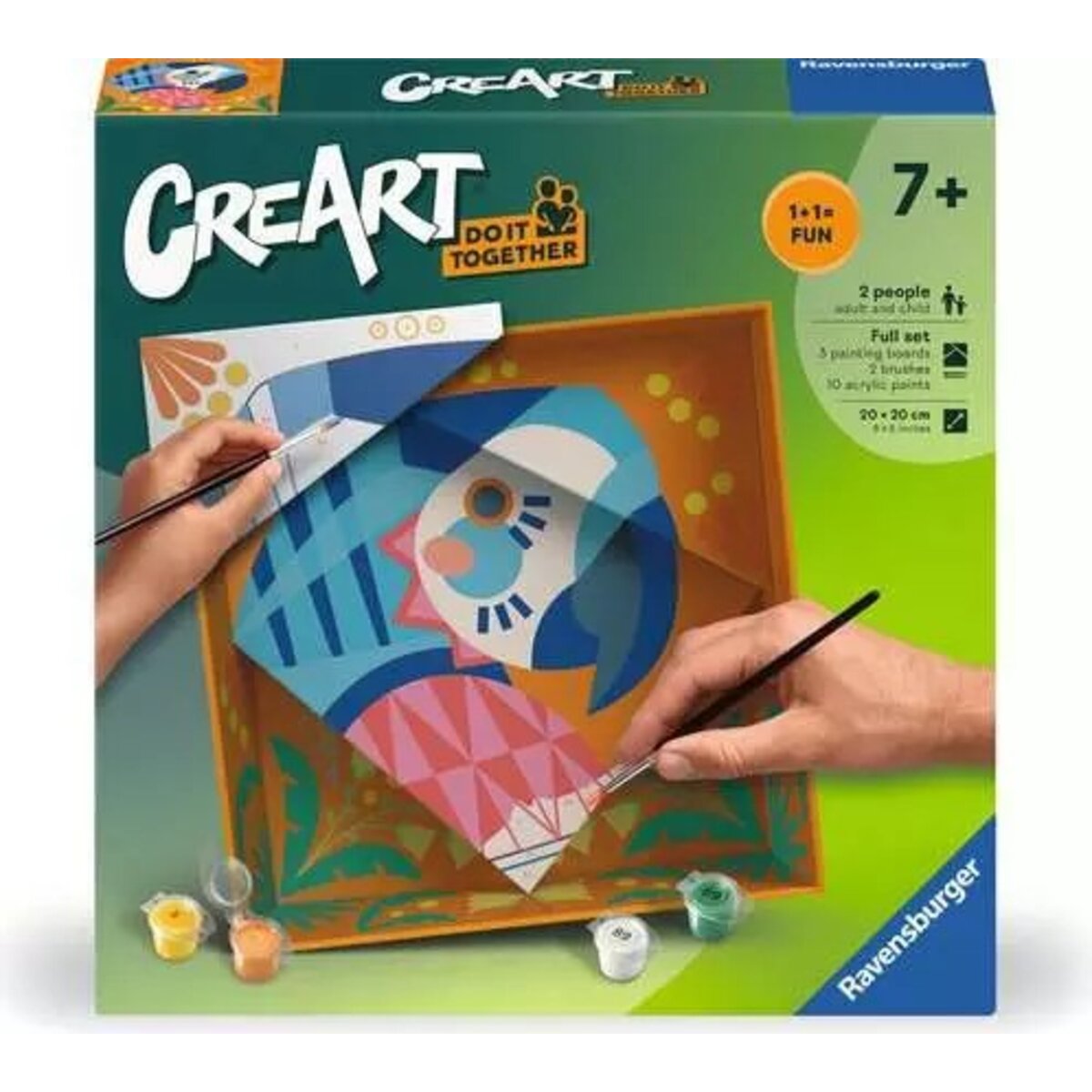 Ravensburger CreArt, Malen nach Zahlen - Papagei