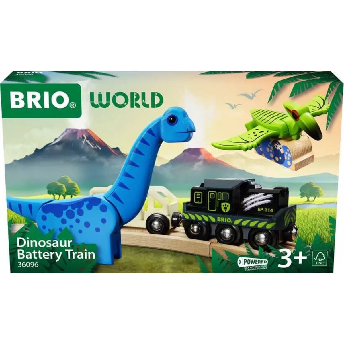 BRIO Dinosaurier Batteriezug