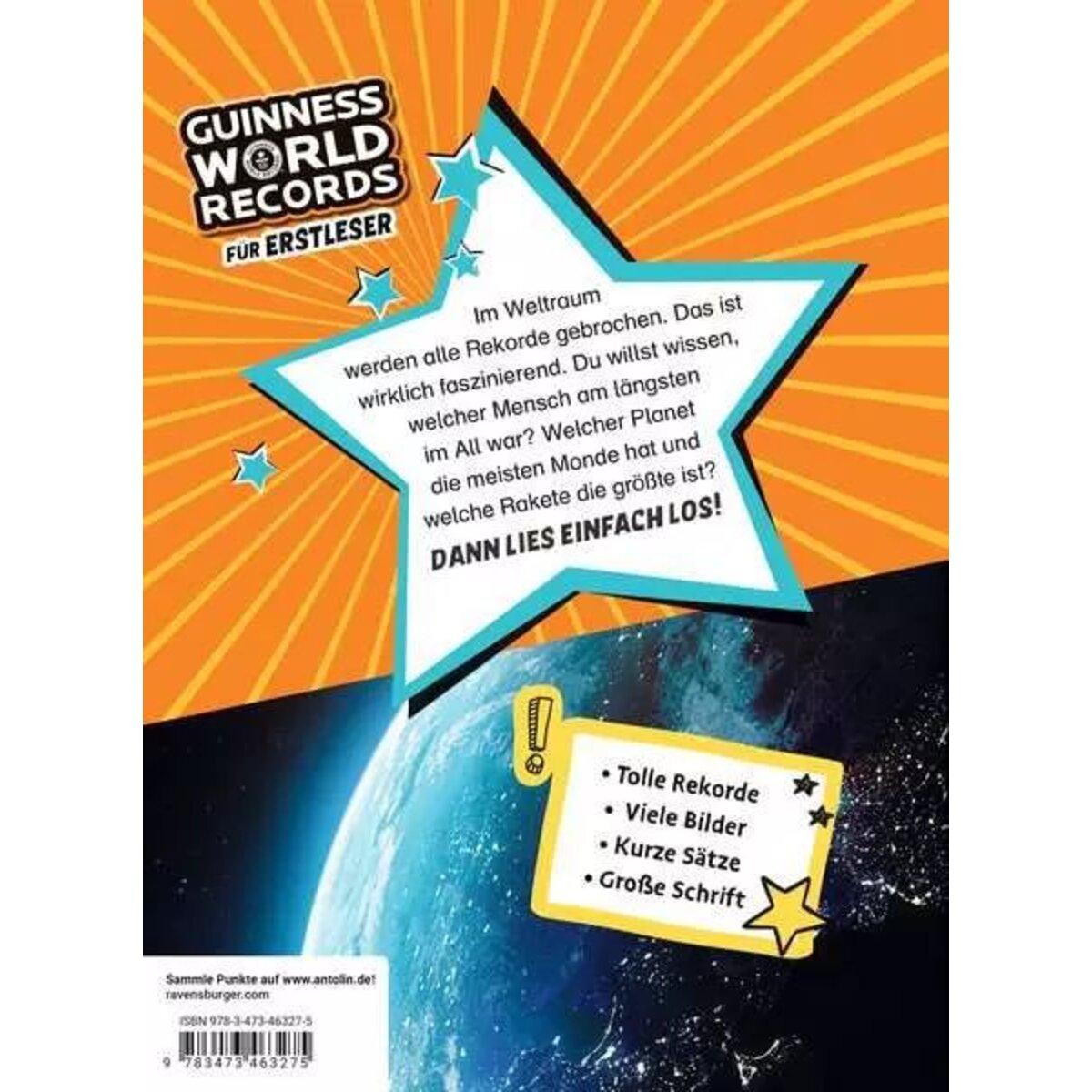 Ravensburger Guinness World Records für Erstleser - Weltraum