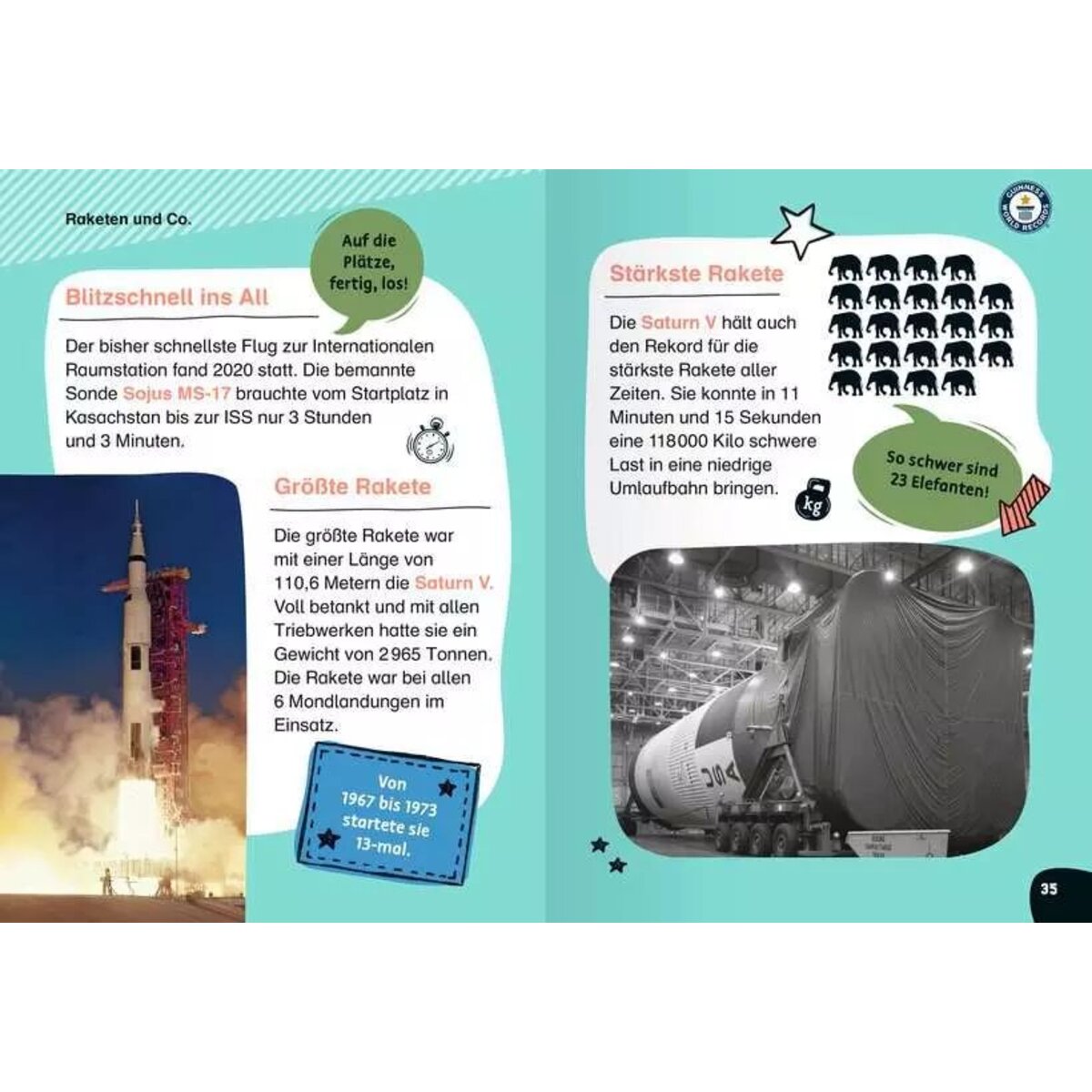 Ravensburger Guinness World Records für Erstleser - Weltraum