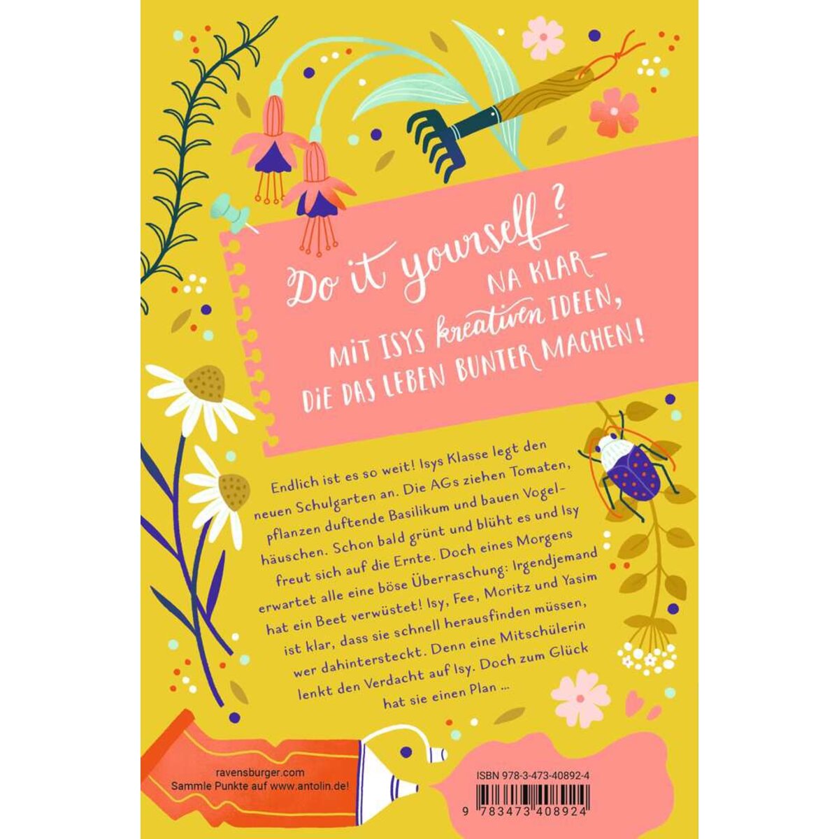Ravensburger Ist doch Isy!, Band 3: Von Origamiblumen, Vogelhäuschen und meinem grünen Daumen