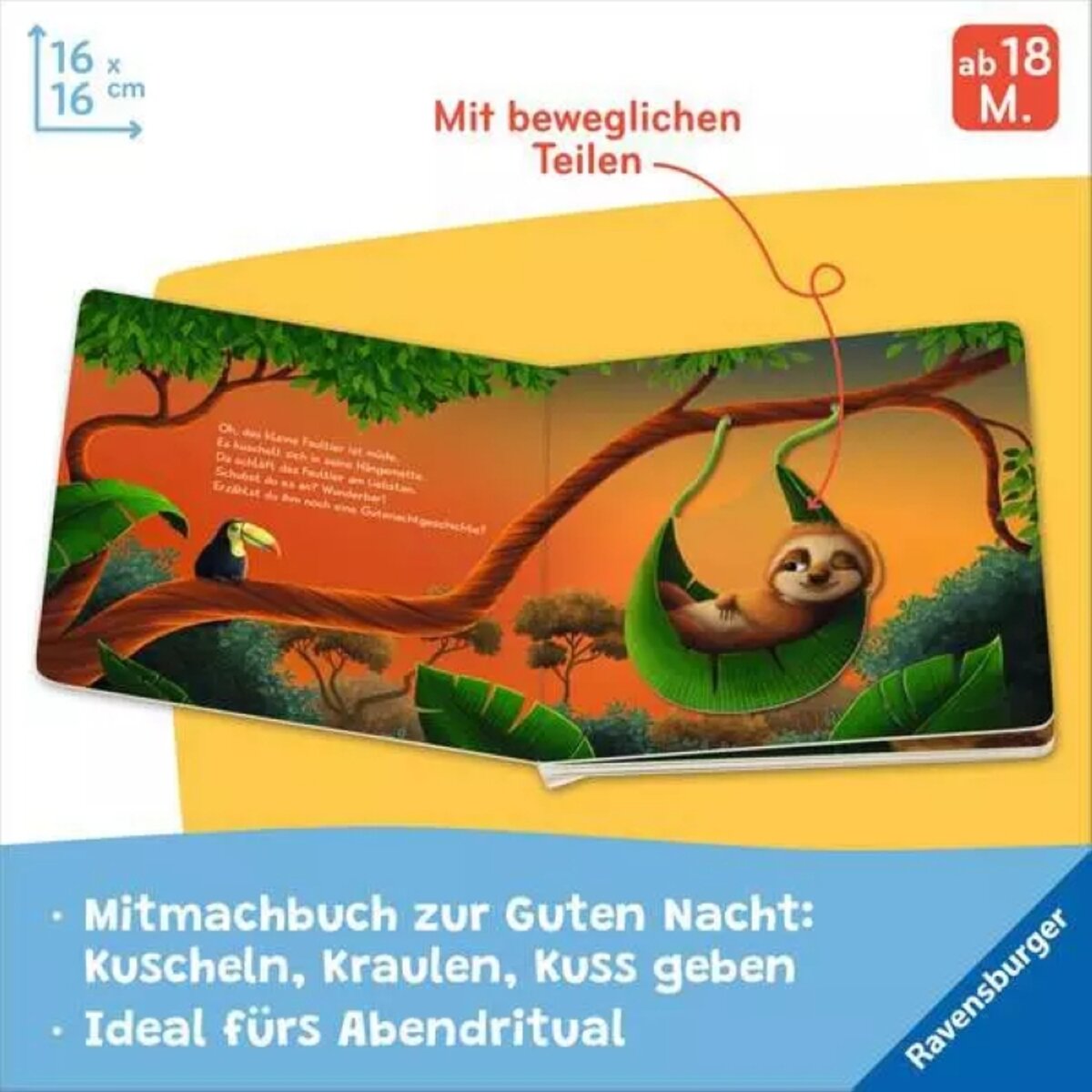 Ravensburger Kinderbuch Müde bin ich deck mich zu