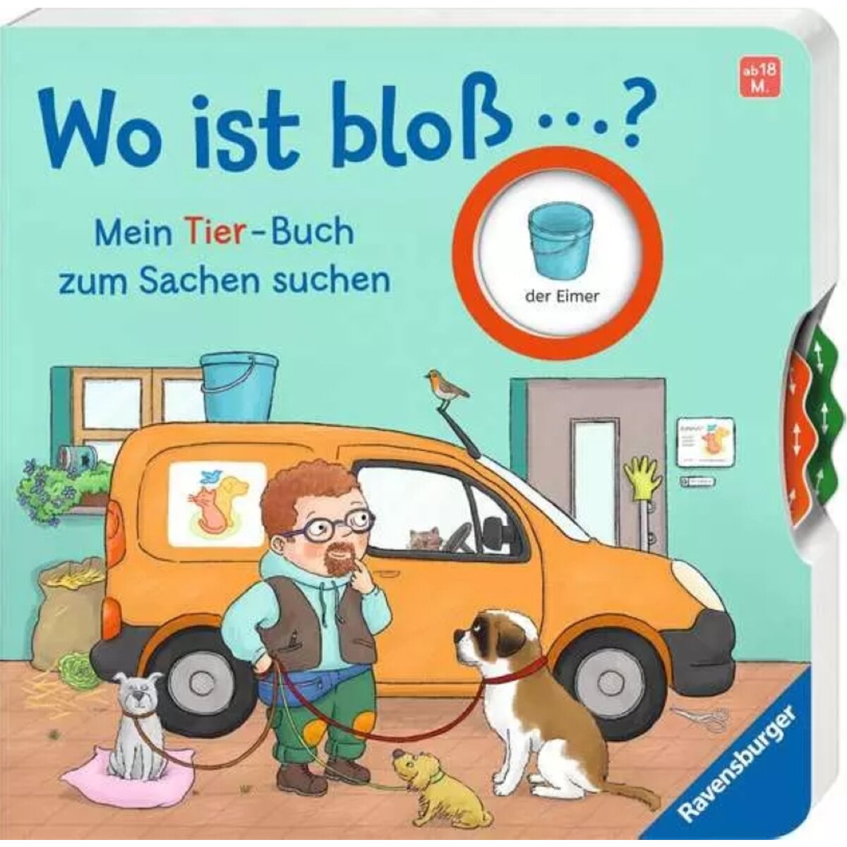 Ravensburger Kinderbuch Wo ist bloß…? Mein Tier-Buch zum Sachen suchen
