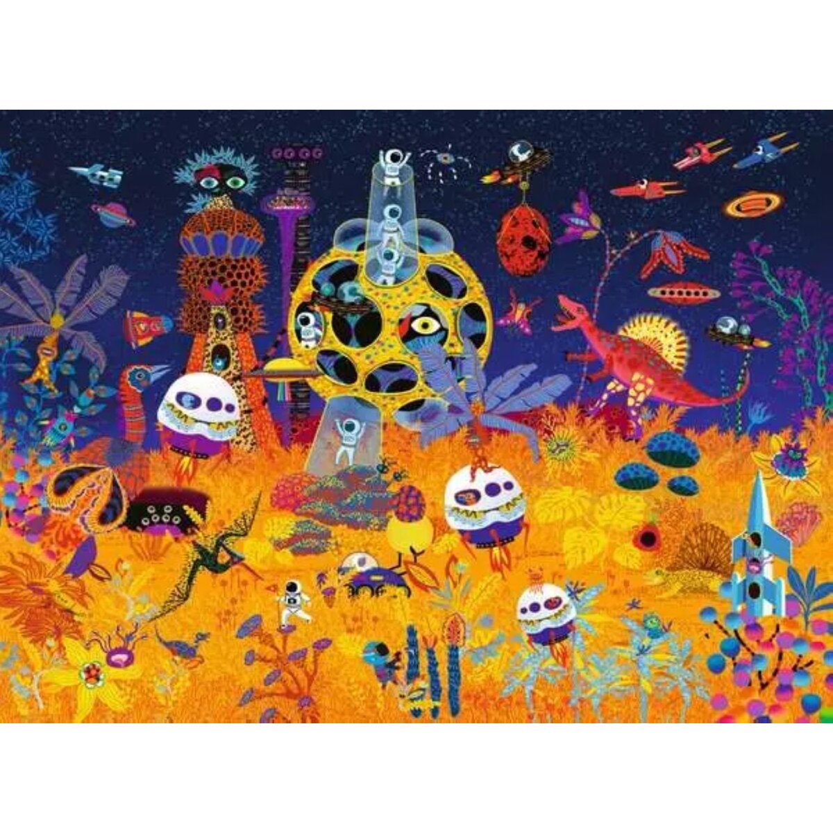 Ravensburger Kinderpuzzle 300 Teile Fantastischer Planet 49 x 36 cm