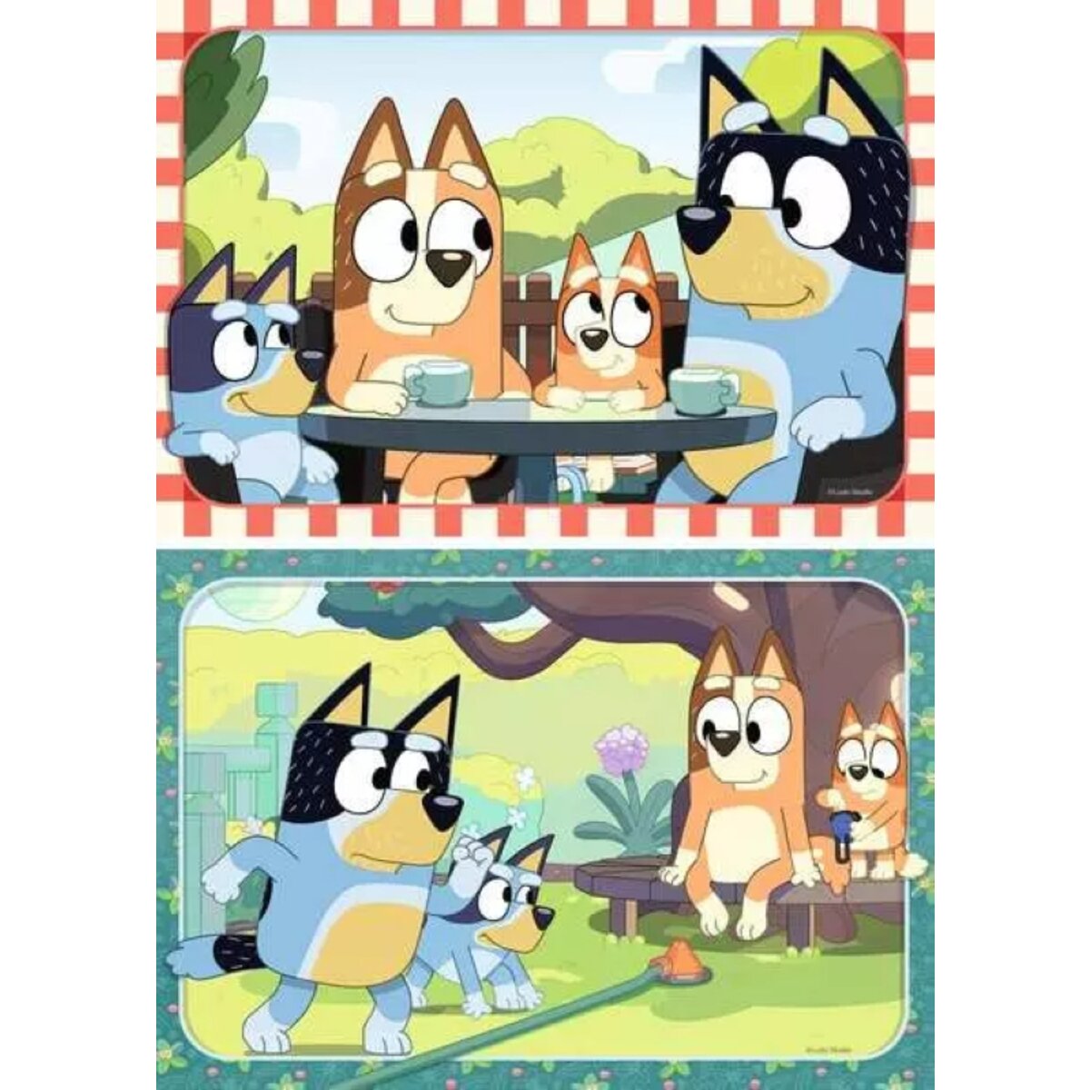 Ravensburger 2 Kinderpuzzle 12 Teile Familienzeit 28 x 18 cm