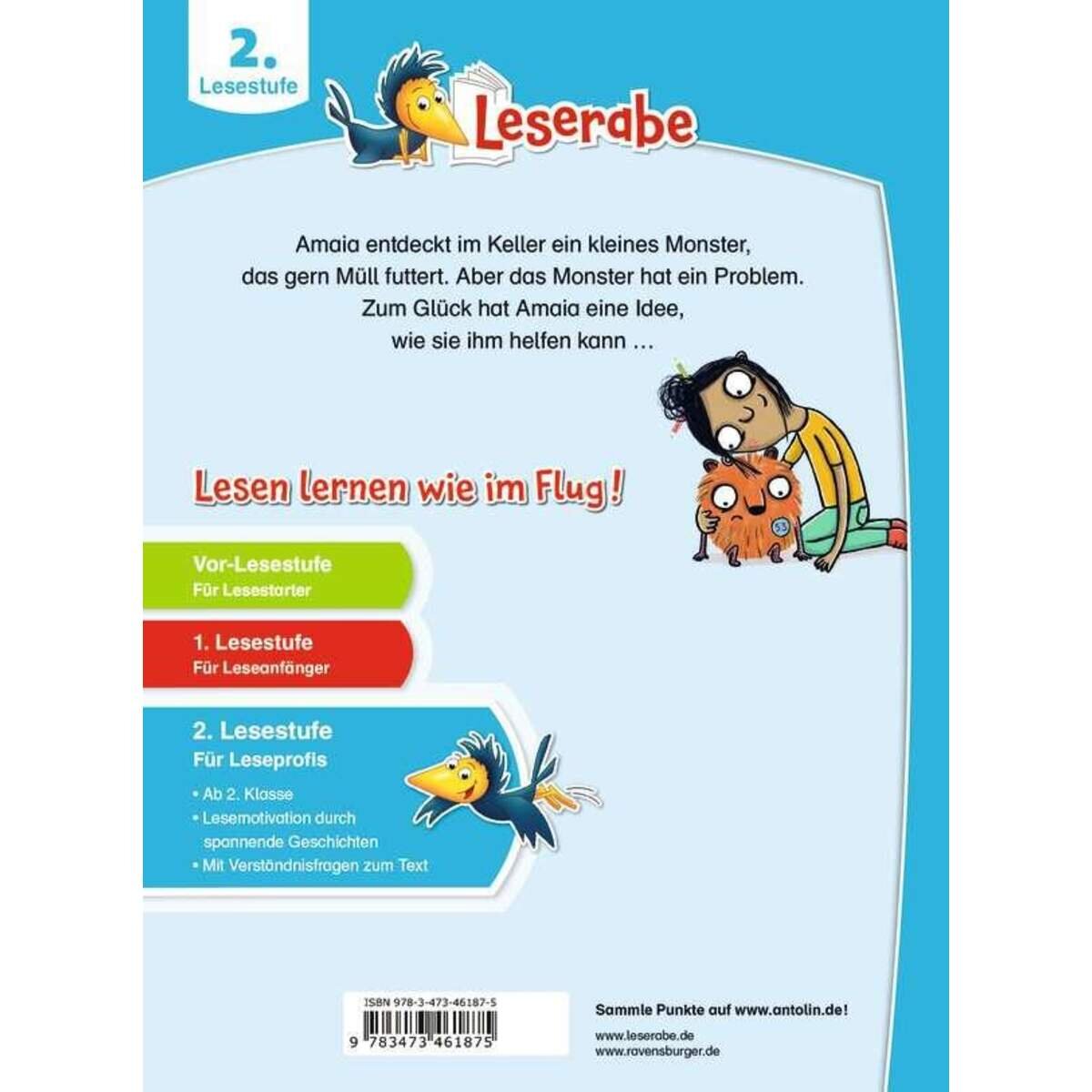 Ravensburger Leserabe - 2. Lesestufe: Das Müllmonster