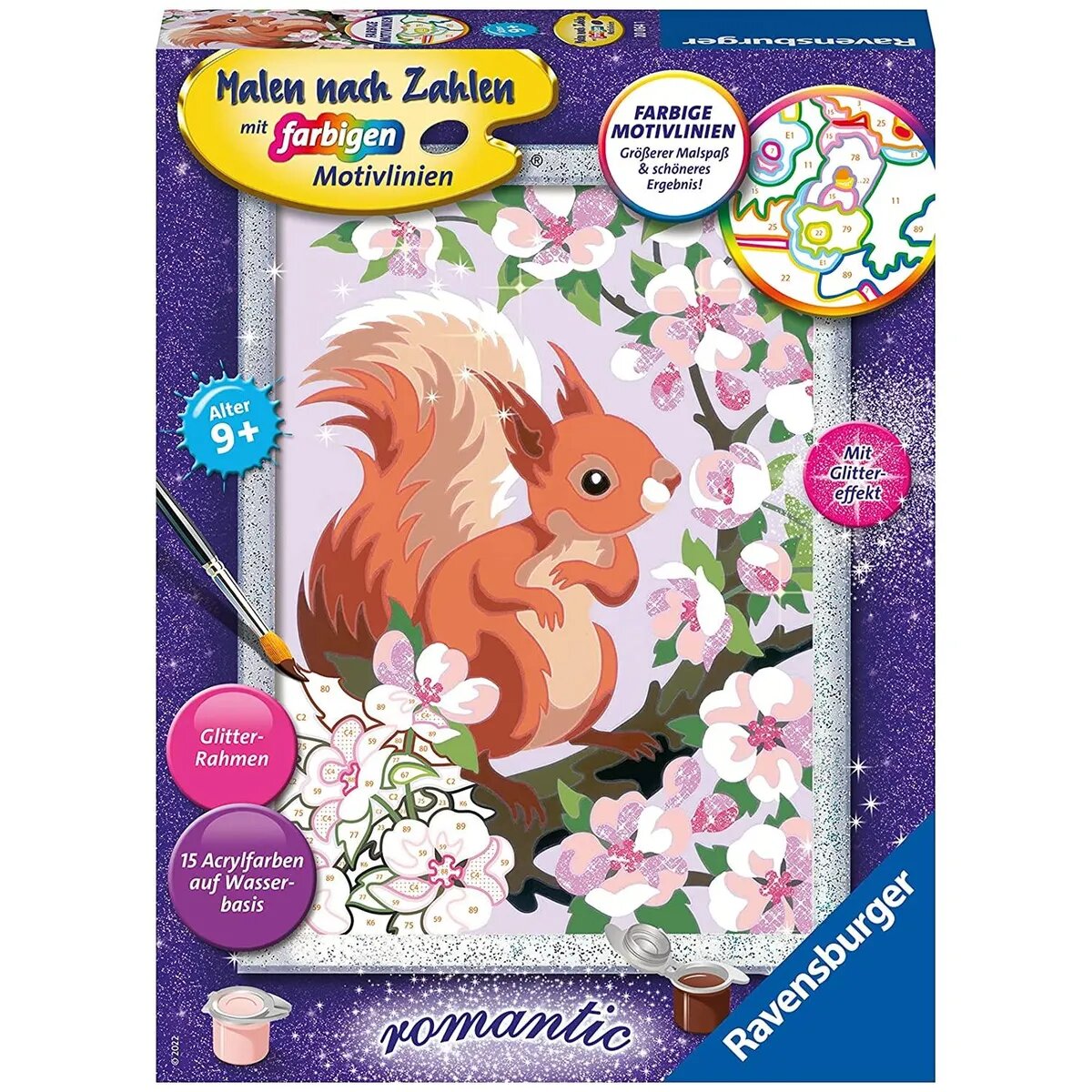 Ravensburger Malen nach Zahlen -gieriges Eichhörnchen