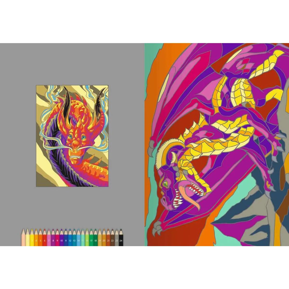 Ravensburger Malen nach Zahlen: Drachen