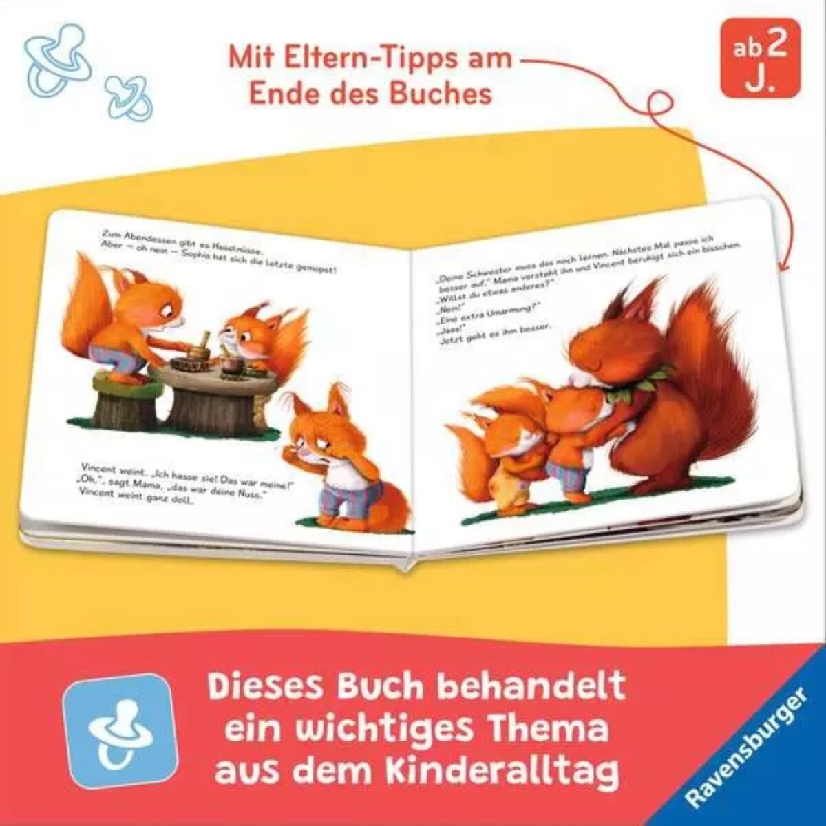 Ravensburger Mein artgerecht-Geschwisterbuch: Ich zuerst! Nein, ich!