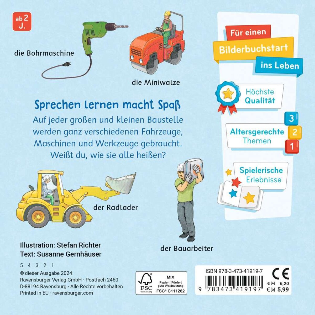 Ravensburger Mein Bilder-Wörterbuch: Auf der Baustelle