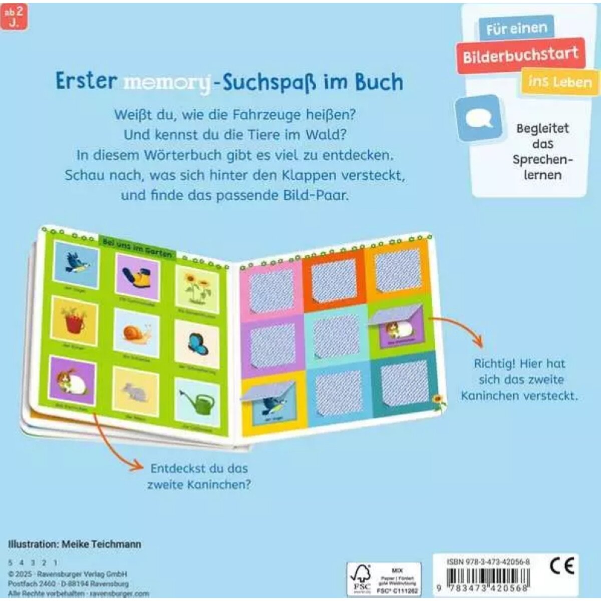 Ravensburger Kinderbuch Mein erstes Memory Spielbuch