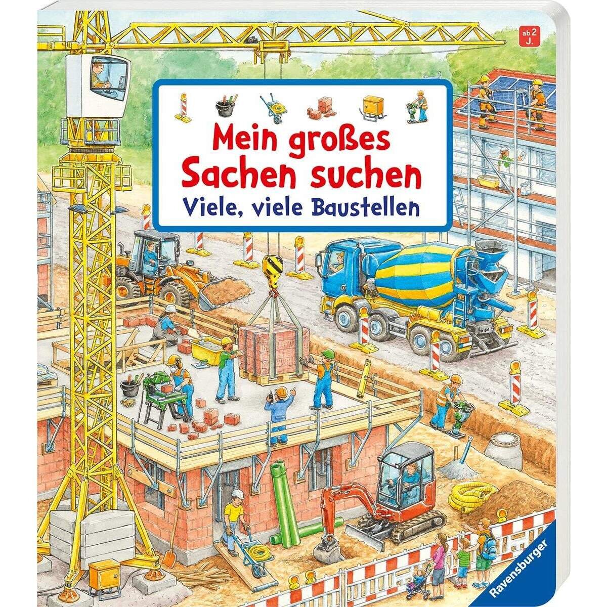 Ravensburger Mein großes Sachen suchen: Viele, viele Baustellen