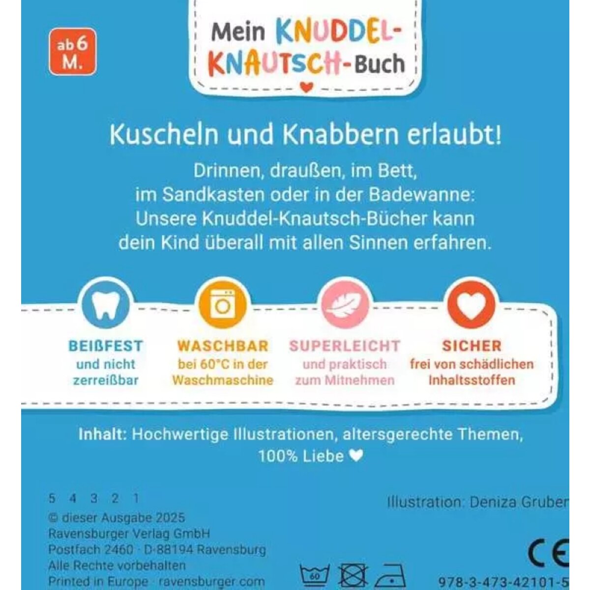 Ravensburger Mein Knuddel-Knautsch-Buch Meine Lieblingstiere