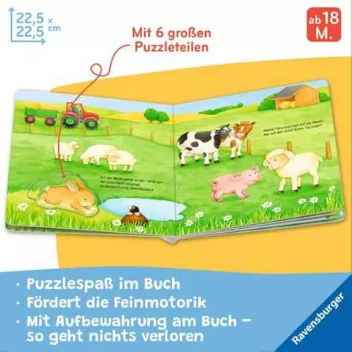 Ravensburger Mein liebstes Puzzle-Spielbuch - Tiere