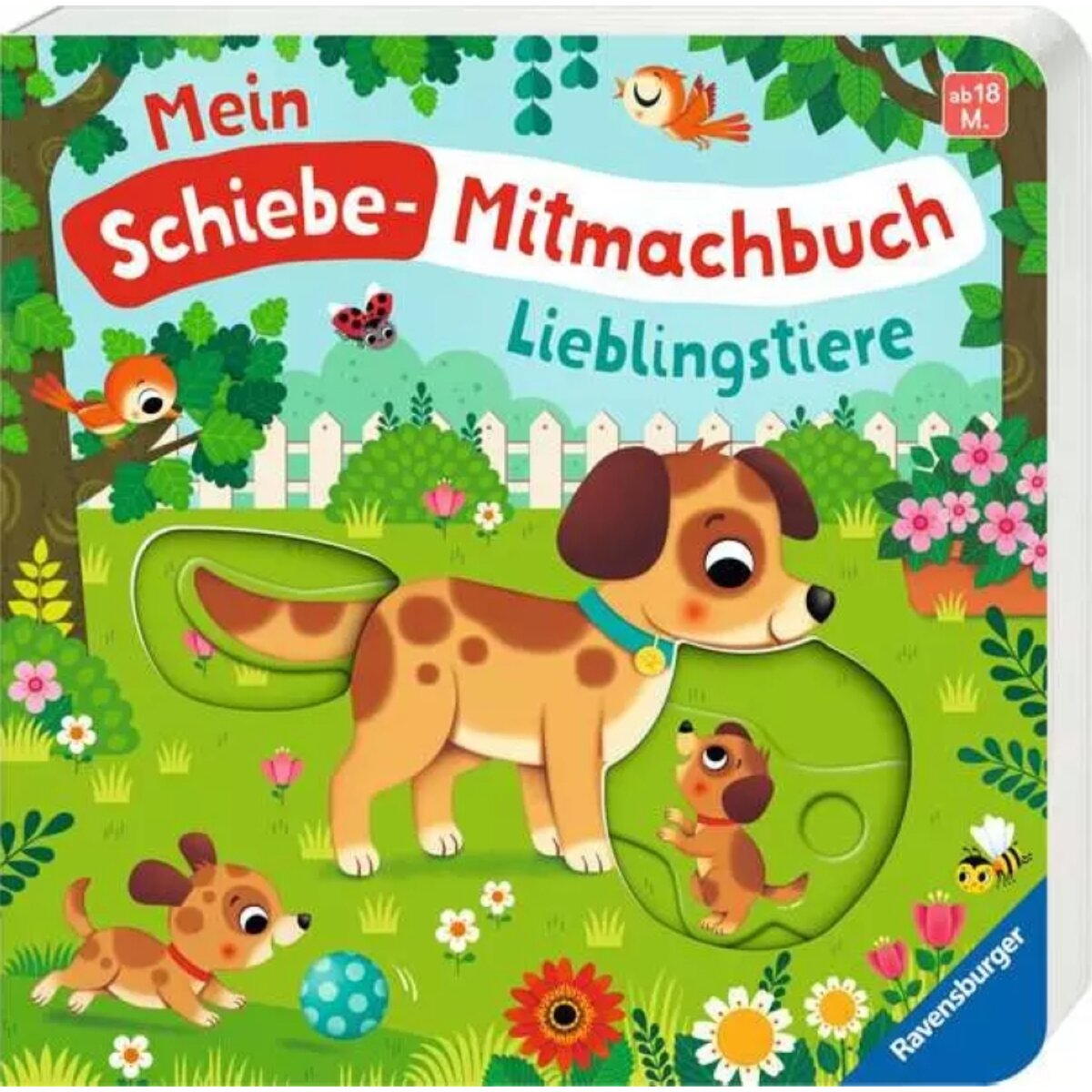 Ravensburger Mein Schiebe-Mitmachbuch - Lieblingstiere
