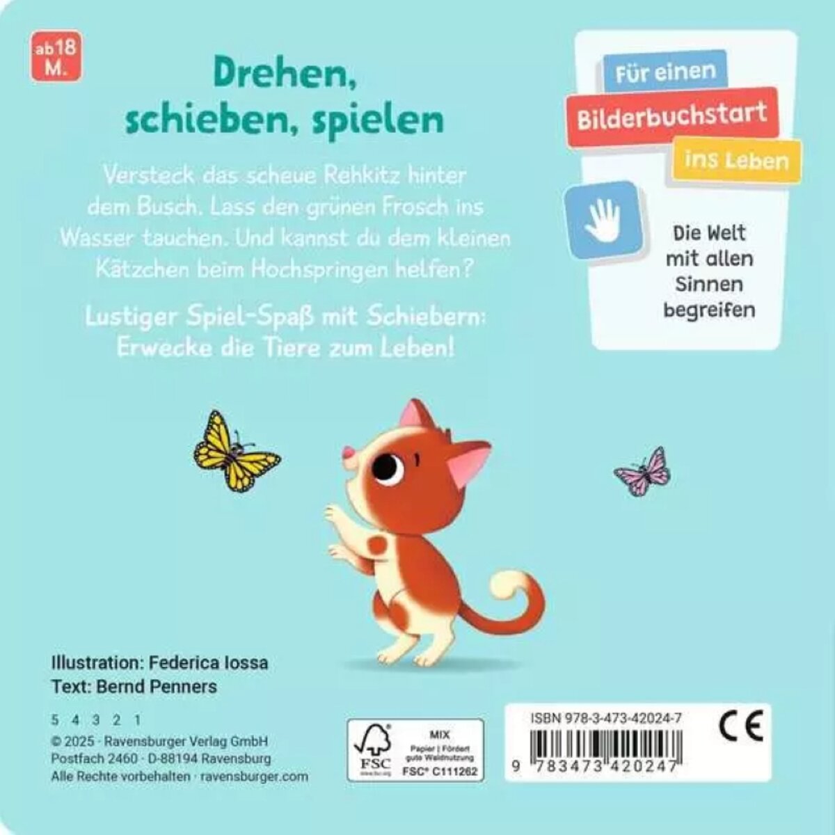 Ravensburger Mein Schiebe-Mitmachbuch - Lieblingstiere