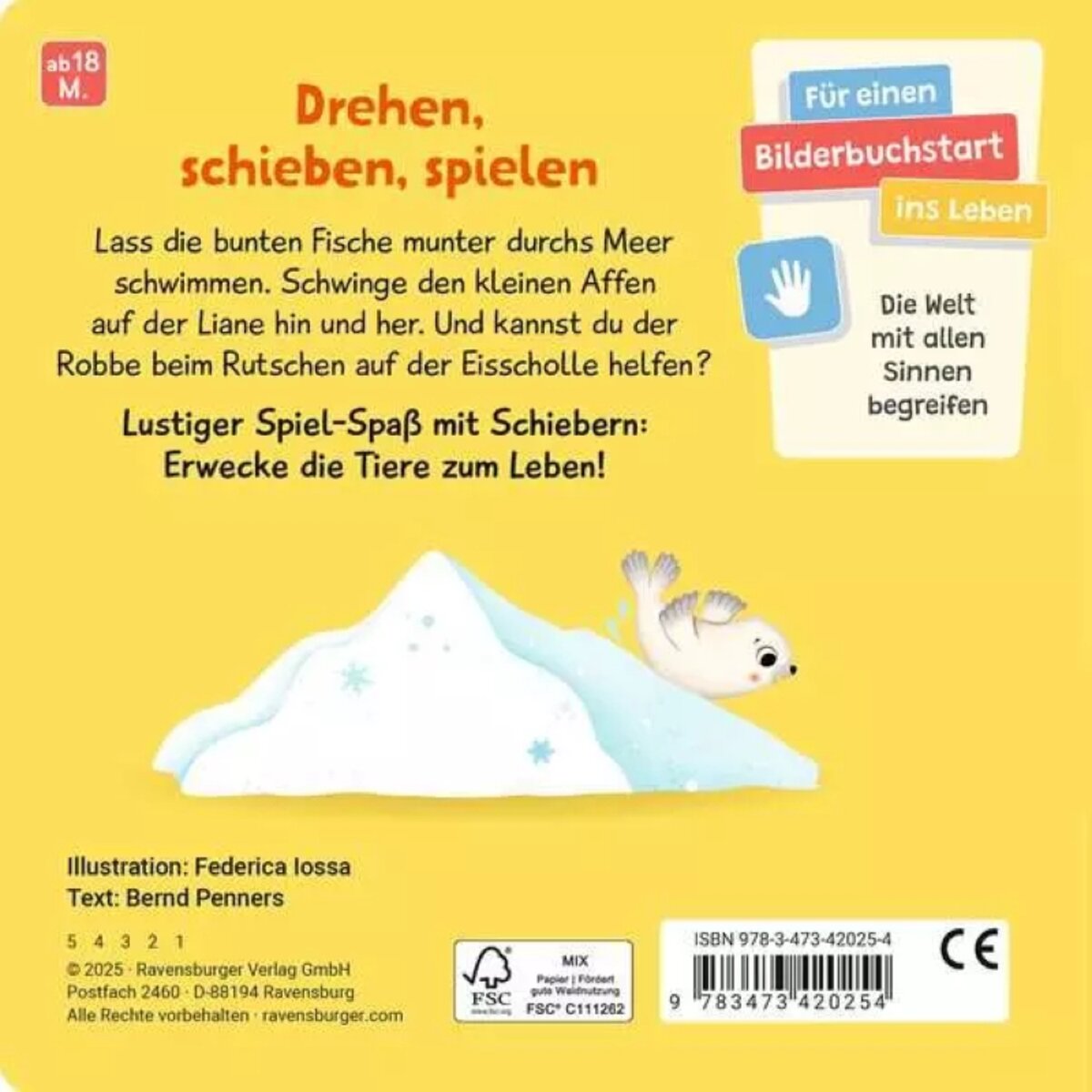 Ravensburger Kinderbuch Mein Schiebe-Mitmachbuch Wilde Tiere