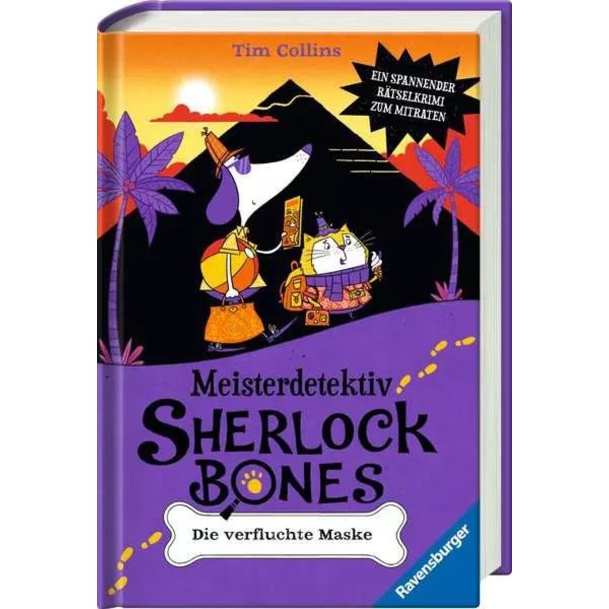 Ravensburger Meisterdetektiv Sherlock Bones. Ein spannender Rätselkrimi zum Mitraten, Band 2: Die verfluchte Maske