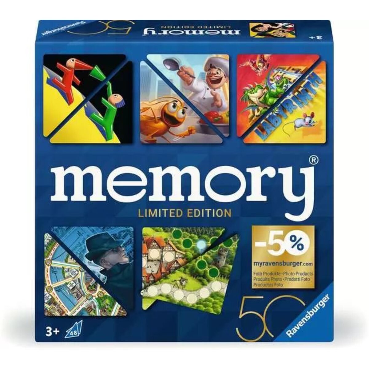 Ravensburger memory® 50 Jahre Blaues Dreieck