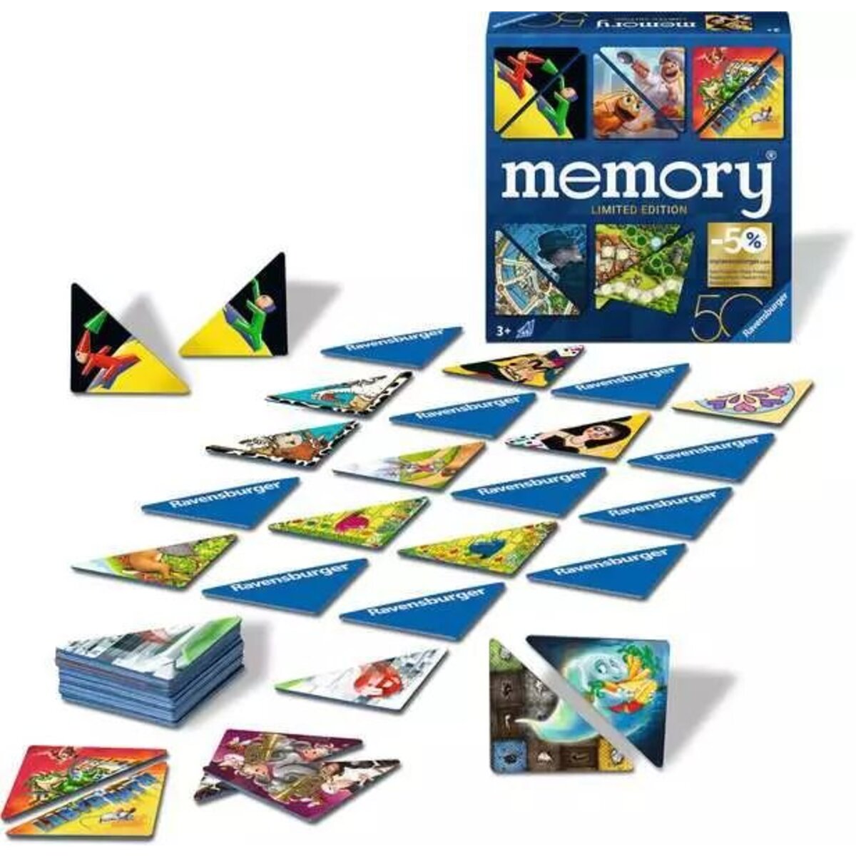 Ravensburger memory® 50 Jahre Blaues Dreieck