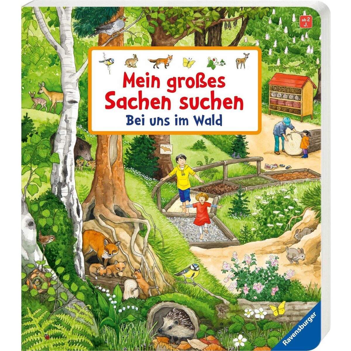 Ravensburger Pappbilderbuch - Mein großes Sachen suchen: Bei uns im Wald