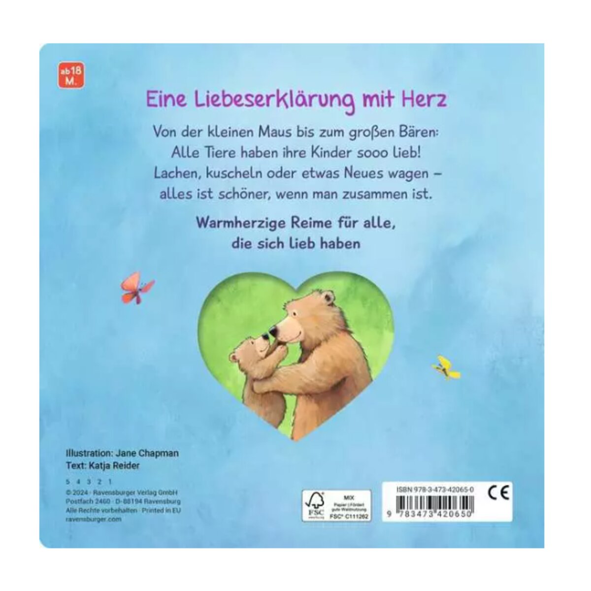 Ravensburger Pappbilderbuch Ich hab dich lieb, mein Schatz!