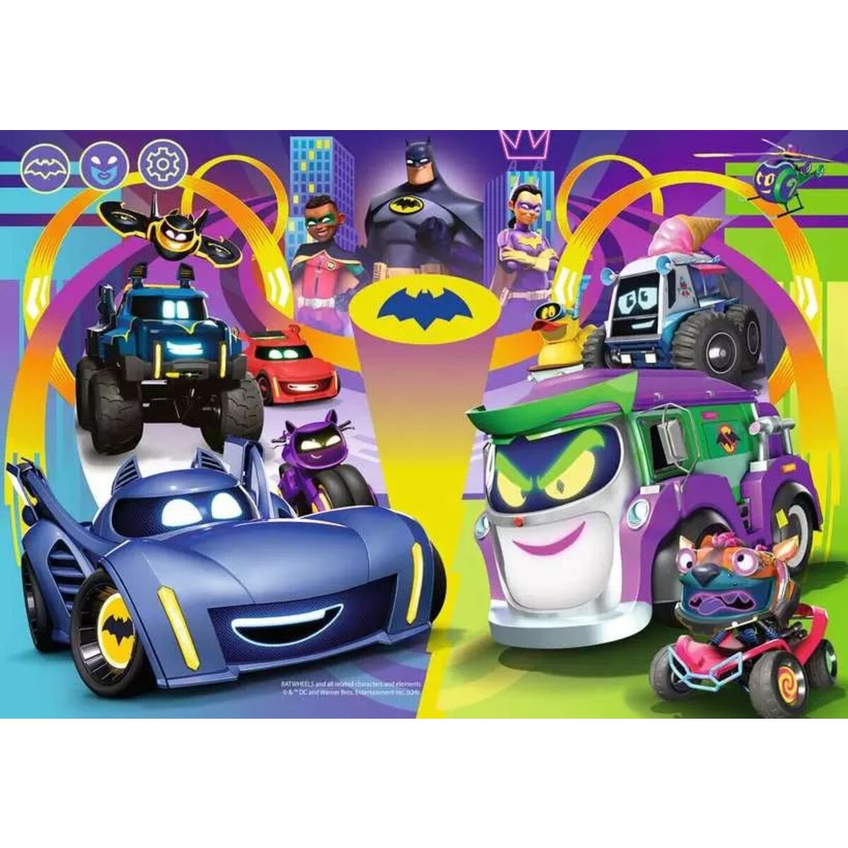 Ravensburger Puzzle - DC Comics Batwheels: Seid ihr bereit? 2 x 24 Teile