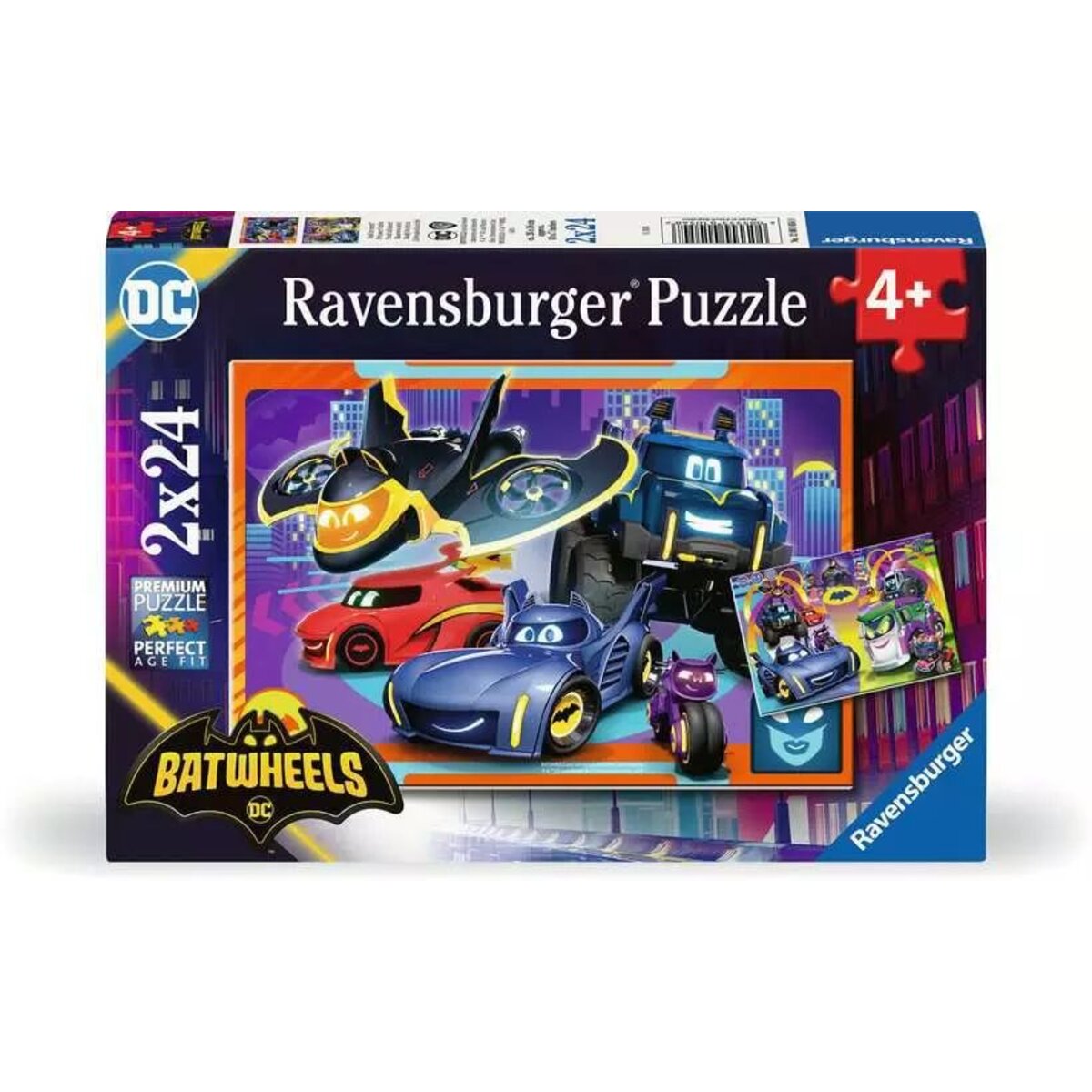 Ravensburger Puzzle - DC Comics Batwheels: Seid ihr bereit? 2 x 24 Teile